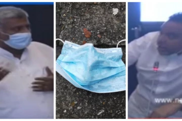මන්ත්රීවරුන් දෙදෙනකු මුඛ ආවරණ නො පැලඳ වීම හේතුවෙන් පාර්ලිමේන්තුවේ දැඩි උණුසුම් විවාදයක් (VIDEO)