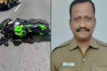 ரோந்து பணியில் இருந்த போலீசார்..எமனாக வந்த ரேஸ் பைக்- துடிதுடித்து பலி!