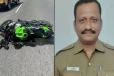 ரோந்து பணியில் இருந்த போலீசார்..எமனாக வந்த ரேஸ் பைக்- துடிதுடித்து பலி!