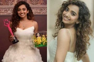 டிரெண்ட்டி லுக்கில் மயக்கும் "விழி வீக்குற" நடிகை சான்வே மேகனா..புகைப்படங்கள்..