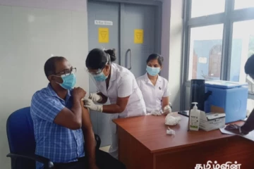 வவுனியாவில் கொவிட்-19 தடுப்பூசி ஏற்றும் பணிகள் ஆரம்பம்