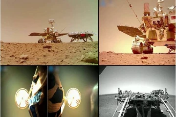 செவ்வாய் கிரகத்தில் தரை இறங்கிய சீன விண்கலத்தின் 3 காணொளிகள் வெளியீடு!