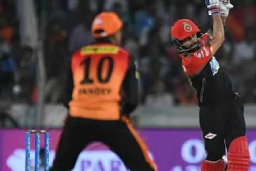 ஐபிஎல் கிரிக்கெட்:6 ரன்கள் வித்தியாசத்தில் ஐதராபாத்தை வீழ்த்தியது பெங்களூர் அணி