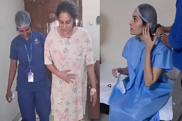அறுவை சிகிச்சையின் பின்னர் நடிகை ஸ்ருதிகா வெளியிட்ட காணொளி! கணவனின் செயலை பாருங்க | Bigg Boss Flame Shrutika Arjun Post Surgery Video