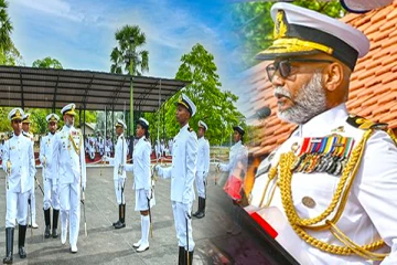 சேவைக்கு தயாரான 7 கடற்படை அதிகாரிகளின் தேர்ச்சி அணிவகுப்பு