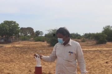 அட்டூழியங்கள் புரிந்தாலும் நாங்கள் ஓயமாட்டோம்! உடைக்கப்பட்ட முள்ளிவாய்கால் முன் ரவிகரன் சபதம்