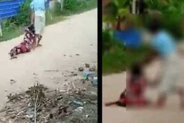 කතකට අමානුෂික ලෙස පහරදෙන සිදුවීමක් සමාජ මාධ්‍ය කළඹයි..(PHOTOS)