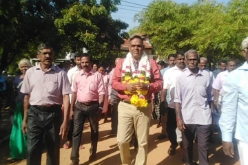 பளை வைத்தியசாலை மருத்துவர் சிவரூபனுக்கு அமோக வரவேற்ப்பு (Photos)