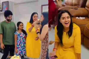 நடிகை லட்சுமி ப்ரியாவிற்கு சர்ப்ரைஸ் பிறந்தநாள் கேக் வெட்டிய மகாநதி சீரியல் நடிகர்கள்.... கொண்டாட்டமான வீடியோ