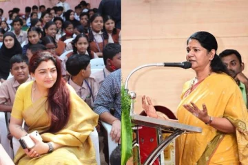 நடிகை குஷ்பூ குறித்து திமுக நிர்வாகி ஆபாச பேச்சு - வருத்தம் தெரிவித்த கனிமொழி எம்.பி