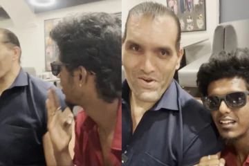 கிரேட் காளி-யுடன் விஜய் டிவி பாலா.. சண்டைக்கு கூப்பிட்டாரா? - வைரல் வீடியோ