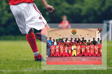 தேசிய கால்பந்தாட்ட போட்டியில் சாதனை படைத்த மன்னார் புனித சவேரியார் ஆண்கள் கல்லூரி (Photos)