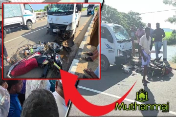 தோப்பூரில் கோர விபத்து! இருவர் வைத்தியசாலையில் அனுமதி