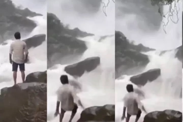 இன்ஸ்டா ரீல்ஸால் கொட்டும் அருவியில் வலுக்கிய இளைஞர்! பதைபதைக்கும் காட்சிகள்