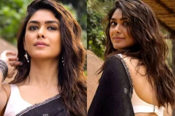 ட்ரான்ஸ்பரென்ட் உடையில் அப்படியொரு போஸ் கொடுத்த மிருணாள் தாகூர்!! வர்ணிக்கும் இளசுகள்