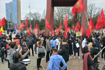 தமிழின அழிப்பிற்கு நீதி கோரி ஐ.நா முன்றலில் பாரிய கவனயீர்ப்பு போராட்டம்