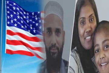 மனைவி , மகன் கொலை ; அமெரிக்காவில் தேடப்படும் இந்தியர் ; 50 ஆயிரம் டாலர்கள் வெகுமதி