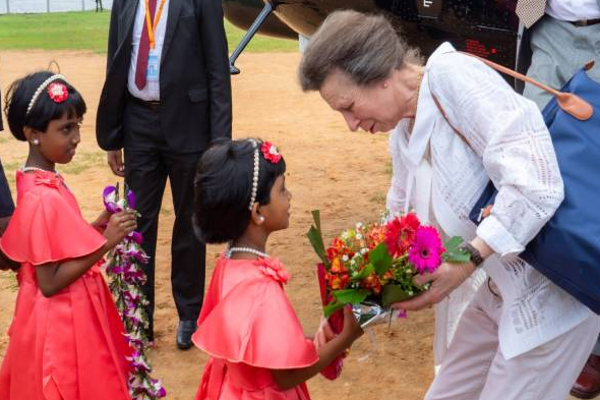 யாழிற்கு விஜயம் மேற்கொண்ட பிரித்தானிய இளவரசி ஆன்! | British Princess Anne Visited Jaffna