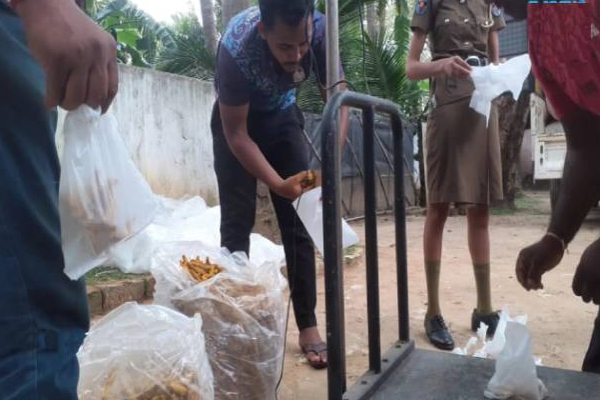 யாழில் மர்ம பொதிகளுடன் இருவரை கைது செய்த பொலிஸார்! | Two People Arrested With Yellow Packets In Jaffna