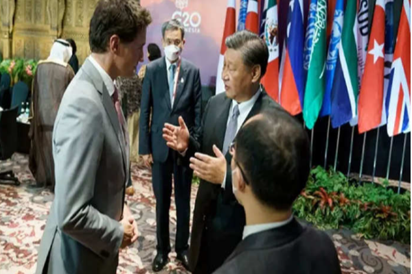 கனடா பிரதமருடன் சீன அதிபர் நேருக்கு நேர் மோதல்: பகீர் வீடியோ - விளக்கம்! | China Explain Justin Trudeau And Xi Jinping Video