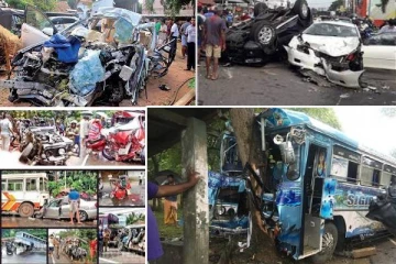 வீதி விபத்துக்கள் மூலம் கடந்த 10 மாதங்களில் 1,500 இற்கும் மேற்பட்டோர் உயிரிழப்பு..!