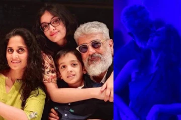 கையில் மதுபாட்டிலுடன் குடும்பத்தோடு குடிக்கும் அஜித், ஷாலினி! குழந்தைய வெச்சிக்கிட்டு இப்படியொரு போஸ்