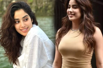 பொது நிகழ்ச்சியில் வெறும் அந்த ஆடை மட்டும் அணிந்து சென்ற ஸ்ரீதேவி மகள்.. இதோ வீடியோ