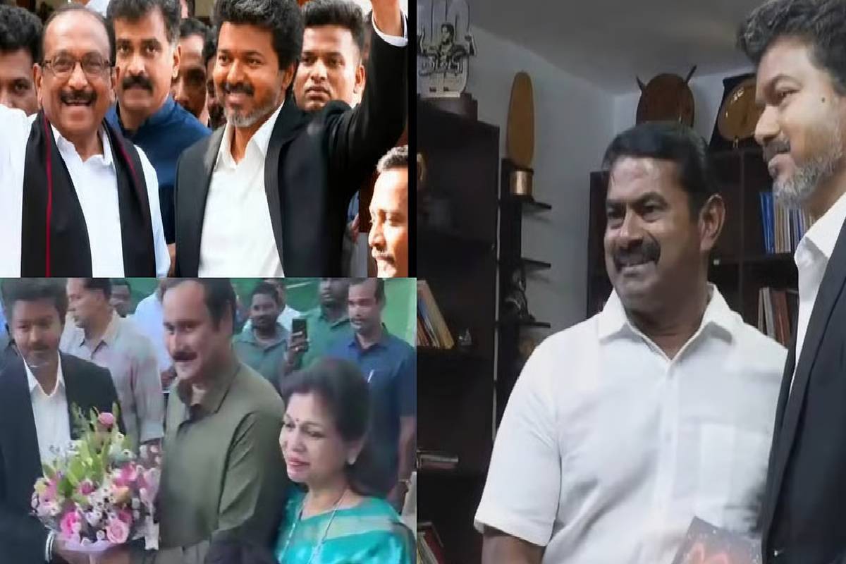 சீமானை சந்தித்தார் முதல்வர் விஜய் - பழக்கூடை வழங்கி வாழ்த்திய சீமானின் நெகிழ்ச்சி பதிவு | Cm Vijay Met Seeman Video
