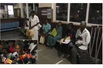 ரயில் நிலையத்தில் இருந்த மாற்றுதிறனாளிகளை திடீரென கைது செய்த போலீசார்..