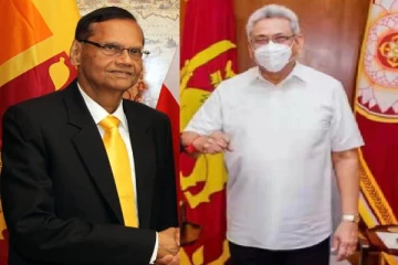 கோட்டாபயவை சந்தித்து பேச்சு நடத்திய ஜீ.எல்.பீரிஸ்