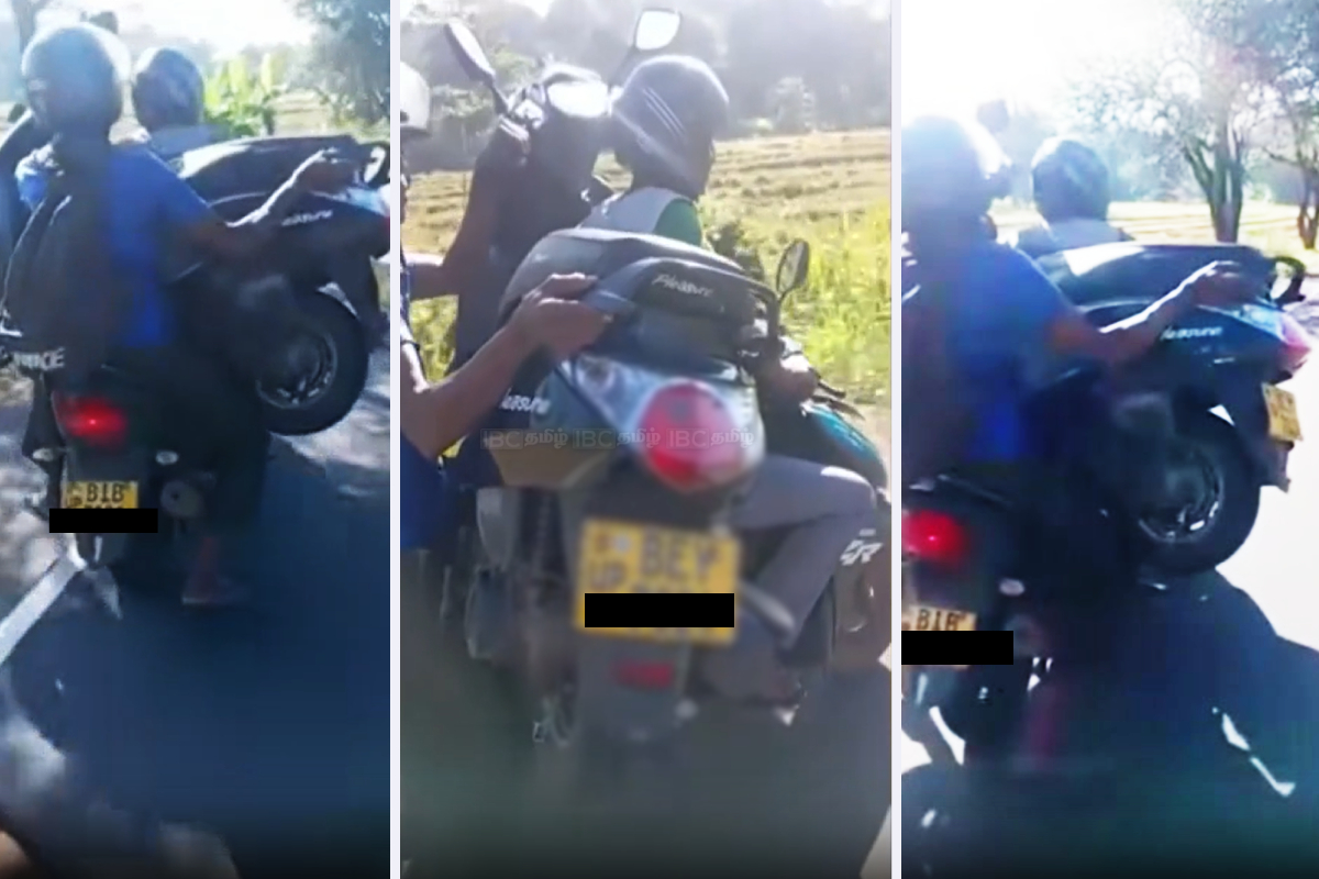 எரிபொருள் தட்டுப்பாடால் இலங்கையில் ஸ்கூட்டருக்கு லிஃப்ட் கொடுத்த ஸ்கூட்டர்! | Scooter Lift In Sri Lanka Viral Video