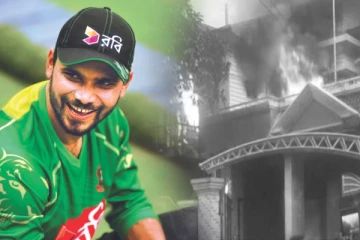 பங்களாதேஷில் தீக்கிரையாக்கப்பட்ட கிரிக்கெட் வீரரின் வீடு: தொடரும் வன்முறைகள்