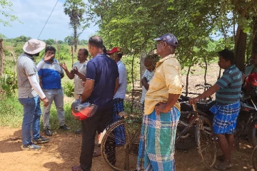 வவுனியாவில் காணியை கையகப்படுத்த வந்தவர்களை திருப்பி அனுப்பிய மக்கள்