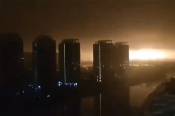 உக்ரைன் தலைநகரில் சிறிய அணுகுண்டு வீசப்பட்டதா?: வெளியாகியுள்ள அதிரவைக்கும் காட்சி