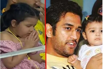 சிஎஸ்கே வெற்றிபெற வேண்டும் - கைக்கூப்பி பிரார்த்தனை செய்த தோனியின் மகள்: ரசிகர்கள் நெகிழ்ச்சி