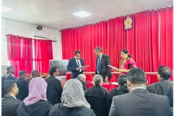 திருகோணமலை மாவட்ட நீதிமன்றத்திற்கு புதிய நீதிபதிகள் சத்தியபிரமாணம்