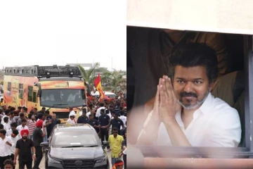 விஜய் பேசுவதில் சிக்கல் - கட்டுக்கடங்காத தொண்டர்கள் கூட்டத்தில் திணறும் திருச்சி