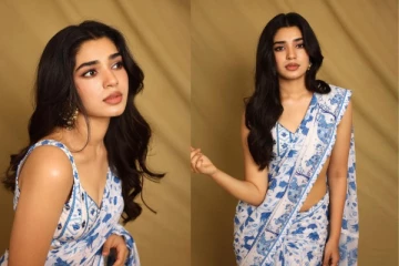 சேலையில் செம கியூட்.. நடிகை க்ரித்தி ஷெட்டியின் அழகிய போட்டோஷூட்