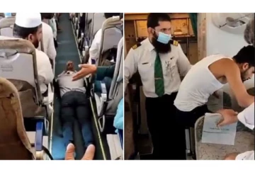 நடுவானில் பறந்த விமானம் - ஜன்னலை உடைக்க முயன்ற நபரால் பரபரப்பு!