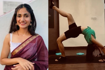 இன்ஸ்டா பக்கத்தில் பிக்பாஸ் லாஸ்லியா வெளியிட்ட புகைப்படம் ! யோகா செய்வதாக அவர் கொடுத்த போஸ்