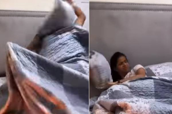 படுக்கை அறையில் கணவனுக்கு வந்த சோதனை! கடுப்பான மனைவி செய்த அதிரடி செயல் | Viral Video News