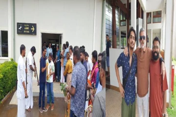 யாழில் இந்திய கலைஞர்கள்(படங்கள்)