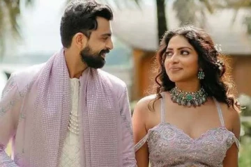 கொண்டாட்டத்தில் கணவருடன் கலந்து கொண்ட அமலாபால்... வைரலாகும் புகைப்படம்