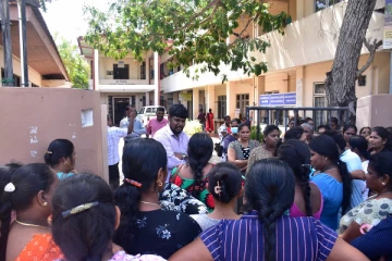 மன்னாரில் சமுர்த்தி பயனாளிகள் போராட்டம்(Video)