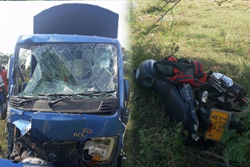 மன்னார் உயிலங்குளம் வீதியில் கோர விபத்து : மூவர் படுகாயம்