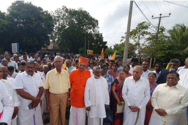 யாழில் தமிழரசுக்கட்சியின் மூத்த தலைவர் மாவை சேனாதிராசாவிற்கு சிலை திறப்பு | A Statue Of Mavai Senathirajah In Jaffna