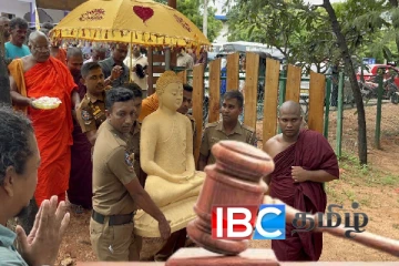 திருமலை சர்ச்சைக்குரிய புத்தர்சிலை விவகாரம் : பிக்குகள் உள்ளிட்ட 9 பேர் சிறையில் அடைப்பு