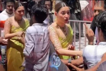 தாவி வந்து தமன்னாவின் கையை பிடித்த நபர் - வைரலாகும் வீடியோ!