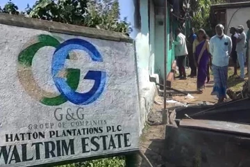 தோட்டத்தொழிலாளர்களின் தொடர் குடியிருப்பில் திடீர் தீ விபத்து