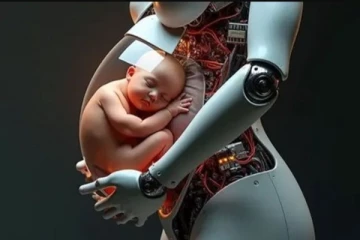 மனித குலத்திற்கு ஆபத்து; 10 மாதம் சுமந்து குழந்தை பெற்றெடுக்கும் ரோபோக்கள்!